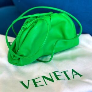 NEW Bottega Veneta Mini Pouch Green